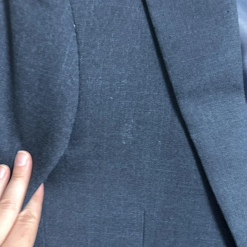 Tazzio Suit 38S 32W Skinny Fit Slim Blue Classic Bespoke Blaser Pants